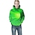 cheap Boy&#039;s 3D Hoodies&amp;Sweatshirts-Kids Boys Hoodie Long Sleeve 3D Print Graphic Green Blue Gray Children Tops Spring Fall Cool Daily 3-12 Years