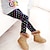 abordables Pantalones-Niños Chica Polainas Graphic Adorable Escuela 7-13 años Primavera Estampados de Leopardo Foco Multicolor Puntos de colores