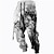 abordables pantalons de survêtement imprimés pour hommes-Homme Joggings Pantalon Jogger Pantalon Cordon Taille elastique Ruban Lion Imprimés Photos Confort Respirable Sport extérieur Casual du quotidien Mélange de Coton Eponge Vêtement de rue Design Noir