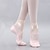cheap Ballet Shoes-Women&#039;s Ballet Shoes Practice Trainning Dance Shoes Performance Stage Indoor Flat Flat Heel Lace-up Elastic Band Pink Champagne / Satin / Girls&#039;
