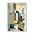 olcso Absztrakt festmények-kézzel készített olajfestmény vászon fali művészeti dekoráció picasso stílusú absztrakt zenei hegedű lakberendezéshez hengerelt keret nélküli, nyújtatlan festmény