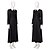 ieftine Horror clasic-Miercuri Addams miercuri Rochii Costum Cosplay Cosplay Film Cosplay for Pentru femei Adulți Carnaval Mascaradă