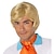 economico Parrucca per travestimenti-Parrucca di Fred Jones - parrucche da festa cosplay di Scooby-Doo