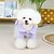 Χαμηλού Κόστους Ρούχα για σκύλους-Σκυλιά Γάτες Φορέματα Μονόχρωμο χαριτωμένο στυλ Γλυκός Καθημερινή Ένδυση Καθημερινά Χειμώνας Ρούχα για σκύλους Ρούχα κουταβιών Στολές για σκύλους Moale Πράσινο Βυσσινί Ανθισμένο Ροζ Στολές