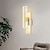 abordables Apliques de pared para interior-lámpara de pared de acrílico led moderna 15w 28w atenuación tricolor / luz cálida se puede seleccionar para dormitorio pasillo escalera baño iluminación interior lámparas decoración del hogar