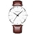 cheap Quartz Watches-Geneva Quartz Watch for Men Minimalist Ultra Thin Stainless Steel Watch Stylish Men&#039;s Watch Business Casual Quartz Watch