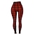 cheap Pants-Women&#039;s Tights Pants Trousers Leggings Plaid Print Ankle-Length Comfort Casual Weekend Skinny Fashion Yellow Red Micro-elastic High Waist