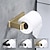 ieftine Suporturi Hârtie Igienică-Suport Hârtie Toaletă Model nou / Adorabil / Creativ Contemporan / Modern / Tradițional Teak / Oțet Carbon - Jos / MetalPistol 1 buc - Baie Montaj Perete