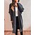 cheap Cardigans-Women&#039;s Cardigan Sweater Jumper Chunky Knit Knitted Tunic Open Front Solid Color Home Daily Stylish Casual Batwing Sleeve Winter Fall Pink Army Green S M L / Long Sleeve / Loose Fit