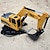 cheap Novelty Toys-1/24 RC Truck Toys Alloy RC Excavator metal 2.4G Remote Control Bulldozer Model Engineering Car Toy For Boys Kids Festival Gift