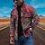 cheap Men&#039;s Print Shirt Jackets-Men&#039;s Coat Breathable Outdoor Single Breasted Floral 3D Printed Graphic Turndown Sporty Jacket Outerwear Long Sleeve Print Spring