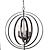 economico Luci a sospensione-45cm ciondolo lanterna design lampada a sospensione metallo galvanico finiture verniciate led 220-240v