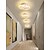 billiga Dimbara taklampor-24 cm semi infälld taklampa metallmålade ytskikt led nordisk stil 3000/6000k 110-120v 220-240v