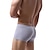 voordelige Comfortabel herenondergoed-Voor heren 1 pak Ondergoed Basic slipje Boxer Slip Nylon Antibacterieel Waterdicht Heldere kleur Medium Taille Zwart Wit