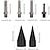 cheap Drill Bit Set-Firewood Log Splitter Splitting Drill Set 6pc Household Electric Split Cone Drill Woodworking 32-42mm Firewood Splitting Bit