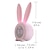 cheap Décor &amp; Night Lights-LED  Alarm Clock with Timing Cute Rabbit Electronic Night Light Countdown USB Charging Sound Thermometer Rechargeable Magnet Adsorption Watch Wall Clock Cute Rabbit Digital Alarm Clock Children&#039;s Bedroom