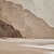 billige Landskabsmalerier-Hang-Painted Oliemaleri Hånd malede Vertikal Abstrakt Moderne Uden indre ramme (ingen ramme)