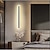 preiswerte Indoor-Wandleuchten-Lightinthebox minimalistische lange Wandleuchte, 40 cm/60 cm moderne LED-Hintergrund-Wandleuchte für Wohnzimmer, Schlafzimmer, Nachttisch, Innenwandleuchte aus Aluminium