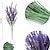 olcso Műnövények-1/6/12db mesterséges levendula kültéri UV-álló virágok műanyag művirág növények, művirágok művirágok kültéri ablakdobozhoz függő virágtartó otthoni veranda nyári dekoráció (lila)