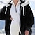 voordelige Vage Sweatshirts-Dames Kleurenblok Teddy Sherpa-fleece Lange mouw Col Capuchon Normale tops Dagelijks gebruik Casual Vetoketju Zak Paars Zwart Wit Leger Groen Bordeaux Lente Herfst Winter