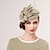 economico Fascinator-eleganti cappelli di lana fascinators kentucky derby cappello classico tinta unita matrimonio / tea party / copricapo da donna per le donne autunno&amp;amp; inverno
