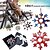 cheap Screwdrivers-18-in-1 Snowflake Multi Tool Christmas Gift Stainless Steel Multitool Card Combination Compact Portable Outdoor Tools Snowflake Tool Card Men&#039;s Gift Snowflake Spanner Keyring Hex Hike Wrench