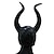 abordables Jouets et jeux-À la mode véritable latex maléfique cornes femmes adultes festival fête costume jolie cosplay casque chapeau