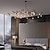 economico Modello sputnik-Fuochi d'artificio a soffitto rotante, 12/24 luci 39 "/51" lampada da soffitto a puntatore creativo per soggiorno, moderna plafoniera a led da incasso, luci di fuochi d'artificio