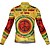 abordables Maillots Hombre-21Grams Hombre Maillot de Ciclismo Manga Larga Bicicleta Camiseta con 3 bolsillos traseros MTB Bicicleta Montaña Ciclismo Carretera Transpirable Secado rápido Dispersor de humedad Bandas Reflectantes