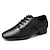 cheap Latin Shoes-Men&#039;s Latin Shoes Dance Shoes Party Prom Ballroom Dance Simple Style Flat Heel Low Heel Lace-up Black White