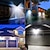 billiga Utomhuslampetter-4st solenergi vägglampor utomhus vattentät 100leds sol rörelsesensor lampor utomhus solljus soldriven gatuvägglampa för trädgårdsdekoration