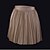 cheap Skirts-Women&#039;s Skirt Work Skirts Cotton Mini Black Khaki Skirts Pleated Autumn / Fall Carnival Homecoming Fashion S M L