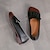 Χαμηλού Κόστους Γυναικείες Μπαλαρίνες-γυναικεία φλατ plus size άνετα παπούτσια μπλοκ καλοκαιρινή άνοιξη με κορδόνια επίπεδη φτέρνα τετράγωνη μύτη casual μινιμαλισμός περπάτημα ψεύτικο δέρμα loafer ανοιχτό καφέ μαύρο λευκό