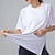 cheap Yoga Tops-Women&#039;s Crew Neck Yoga Top Tee / T-shirt Split Patchwork Solid Color Light Purple White Spandex Yoga Fitness Gym Workout Top Short Sleeve Sport Activewear Breathable Quick Dry Lightweight Stretchy
