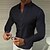 cheap Men&#039;s Button Up Shirts-Men&#039;s Shirt Button Up Shirt Designer Shirt Summer Shirt Plain Standing Collar Black White Wine 3D Print Outdoor Street Long Sleeve Button-Down Clothing Apparel Fashion Casual Breathable