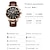お買い得  クォーツ腕時計-LIGE クォーツ のために 男性 ハンズ クォーツ モダンスタイル 防水 クロノグラフ付き PUレザー レザー / 1年間