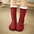 baratos meias caseiras-Meias de casa feminina com garras super macias quentes e aconchegantes meias forradas de lã meias outono inverno meias de chão femininas