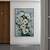 olcso Virág-/növénymintás festmények-kézzel készített olajfestmény vászon fali dekoráció modern virágok lakberendezéshez hengerelt keret nélküli feszítetlen festmény