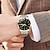 お買い得  クォーツ腕時計-Poedagar 男性クォーツ時計ステンレス鋼の高級プッシュボタン隠しクラスプ防水発光日付週スポーツクォーツ時計ビジネス腕時計