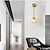 billiga Vägglampetter-mini-stil vägglampor i nordisk stil vägglampor sovrumsbutiker / kaféer glasvägglampa ip20 220-240v 4 w