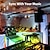 preiswerte Intelligente Lichter-RGB LED Smart Light Bar WiFi Bluetooth Desktop Hintergrund Atmosphäre Licht Musik-Sync Fernseher Wand Computer Spiel Schlafzimmer Nachtlicht Shustar