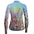 cheap Women&#039;s Cycling Clothing-21Grams Women&#039;s Cycling Jersey Long Sleeve Bike Top with 3 Rear Pockets Mountain Bike MTB Road Bike Cycling Breathable Quick Dry Moisture Wicking Reflective Strips Black Green Purple Floral Botanical