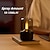 billige Dekor- og nattlys-luftfukter 120ml aroma diffuser stearinlys lampe elektrisk aromaterapi diffusor flamme humidicador usb skrivebordsdekor nattlys