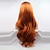 preiswerte Synthetische Perücken mit Spitze-lange gelb orange gewellte Perücken Haar synthetische Lace Front Perücken Mischfarbe gelb orange für Frauen mit hitzebeständiger Faser Haarersatzperücke weiche orangefarbene Haarperücke