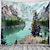cheap Landscape Tapestry-Wall Tapestry Art Decor Blanket Curtain Picnic Tablecloth Hanging Home Bedroom Living Room Dorm Decoration Mountain Forest Tree Sunset Sunrise Nature Landscape