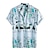 זול חולצות גרפיות לגברים-חולצת גברים גרפית שרוולים קצרים צווארון כפתור למטה בז &#039;יומי סוף שבוע חולצות בכושר רגיל בסיסי