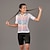 Χαμηλού Κόστους Γυναικεία σετ ρούχων-Γυναικεία Φανέλα ποδηλασίας Αθλητική φανέλα και σορτς ποδηλασίας Αθλητική φόρμα σορτς ποδηλασίας Κοντομάνικο Ποδηλασία Δρόμου Κρέμα Σκούρο Ροζ Ροζ+Άσπρο Γραφική Ποδήλατο / Λίκρα / Μικροελαστικό
