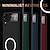 זול מארז סמסונג-טלפון מגן עבור סמסונג גלקסי Z Flip 5 Z Flip 4 Z Flip 3 עם Magsafe נפתח-נסגר מגנטי מגן גוף מלא קווים / גלים PC