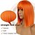 abordables Perruques de carnaval-perruques courtes bob avec frange pour femmes cheveux raides synthétiques coupe bob perruque longueur d&#039;épaule mode bob cosplay perruque pour fille perruques de costume colorées perruque de carnaval