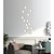 ieftine Design Cluster-Candelabru 40 cm glob metalic pandantiv led galvanizat artistic modern 90-240v
